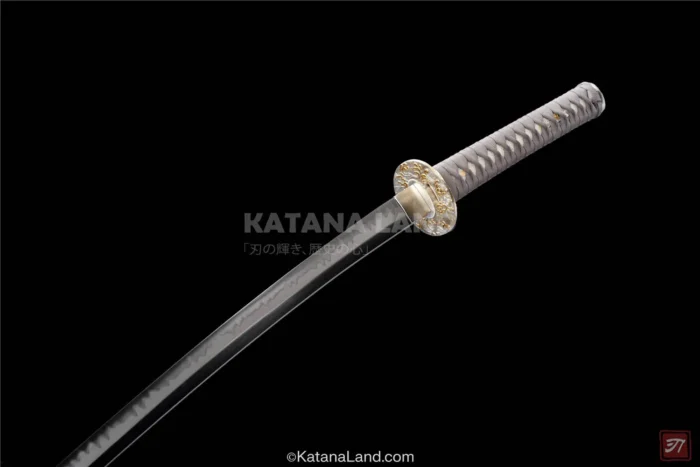 Traditional Samurai Katana in vibrant purple