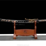 Oni no Honoo Katana with Damascus steel blade