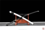 High-quality samurai katana in white