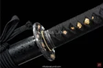 Sleek black katana for modern warriors