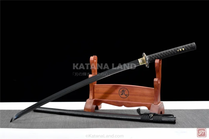 T10 steel katana swords with Hamon design