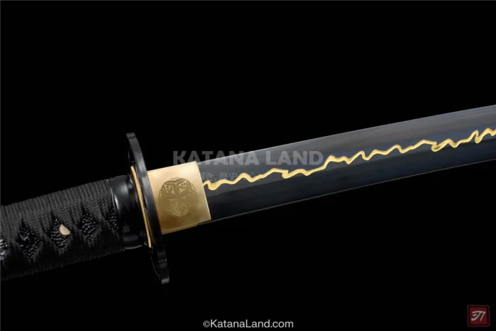 Elegant Gray Finish Samurai Sword