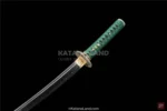 Black Blade Katana with Beautiful Hamon