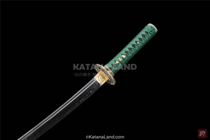 Black Blade Katana with Beautiful Hamon