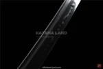 Elegant Black Katana with BO-HI Design