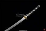 Unique Hamon on Green Samurai Sword
