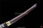 Black Blade Katana with Stunning Hamon and BO-HI