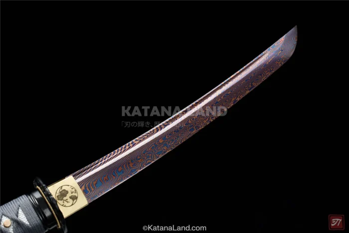 Black Blade Katana with Stunning Hamon and BO-HI