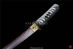 High-Quality Damascus Steel Katana with Decorative Elements