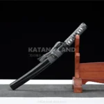 Plum Blossom Tanto Katana with Damascus Steel Blade