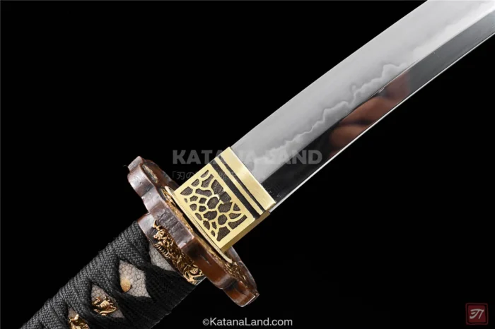 Beautifully Crafted Black Katana Sword
