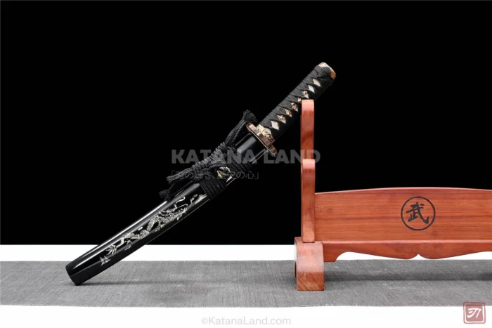 Black Hamon Samurai Katana