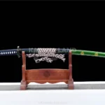 Emerald Shadow Katana with Spring Steel Blade