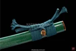 Beautiful Hamon Blade Katana in Green