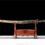 Kozan no Kaze Katana with Damascus steel blade