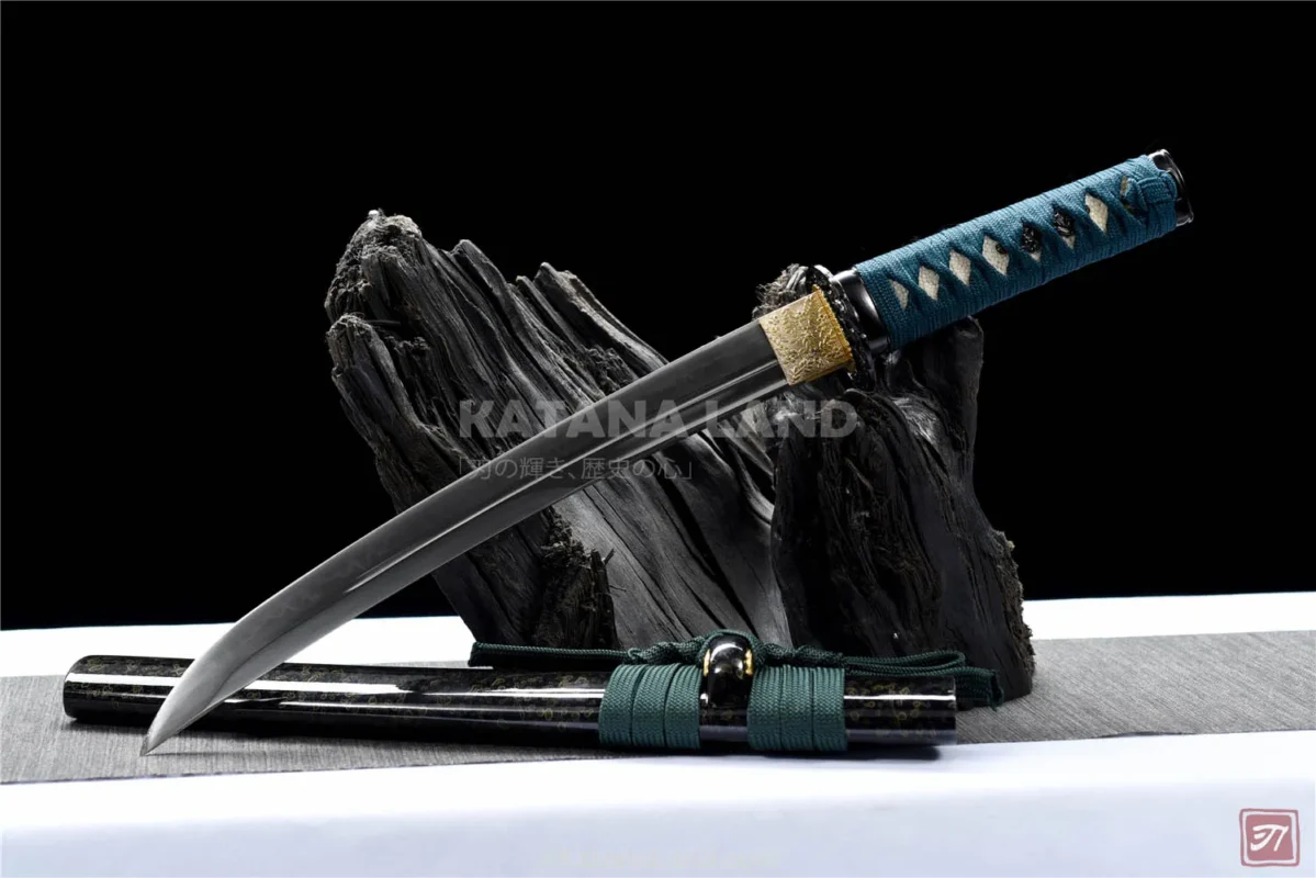 Black Samurai Katana with BO-HI Design