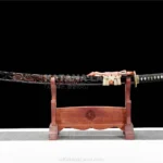 Tenrai Majin katana with Damascus steel blade