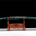 Emerald Oni Katana with High Carbon Steel Blade