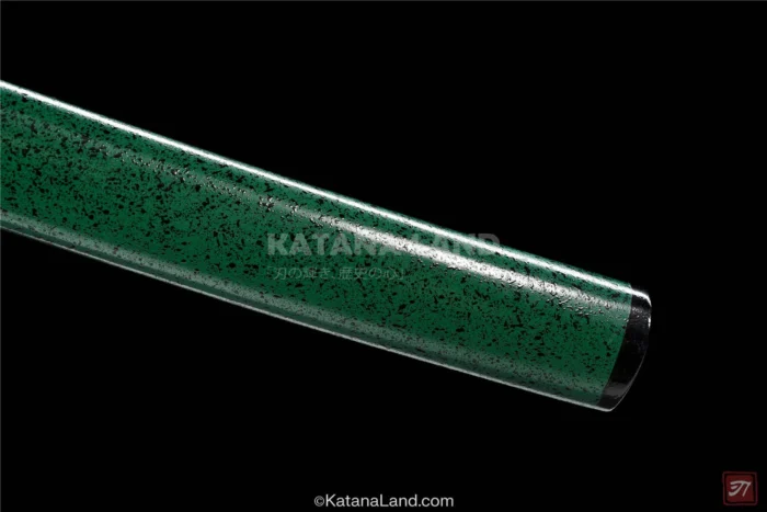 Green Blade Katana with Traditional Craftsmanship