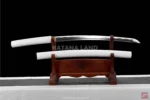 White Samurai Katana featuring Hamon