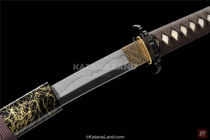 Authentic Black T10 Steel Katana Sword