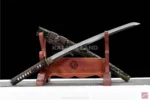Elegant Kārurosu Katana in Black Finish