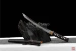 Black Samurai Katana with Hamon