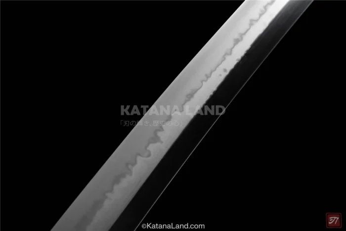 Traditional Japanese Katana with Hamon