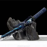 Azure Dragon's Elegy Katana with Manganese Blade