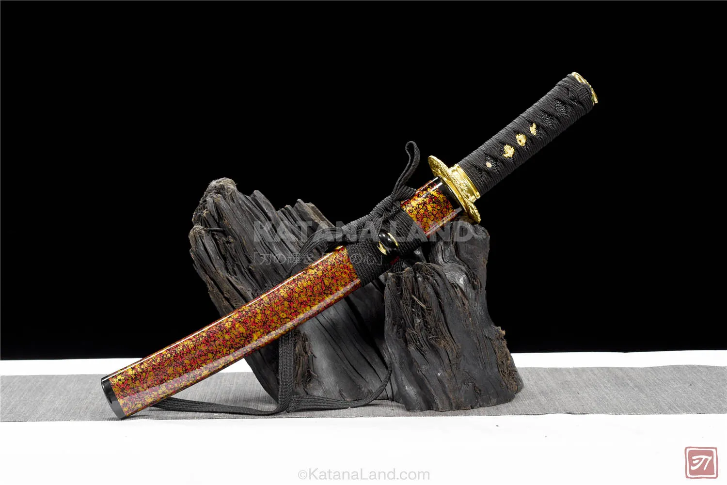 Kasen no Kumo Katana with Damascus steel blade