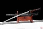 Elegant katana swords with distinctive Hamon