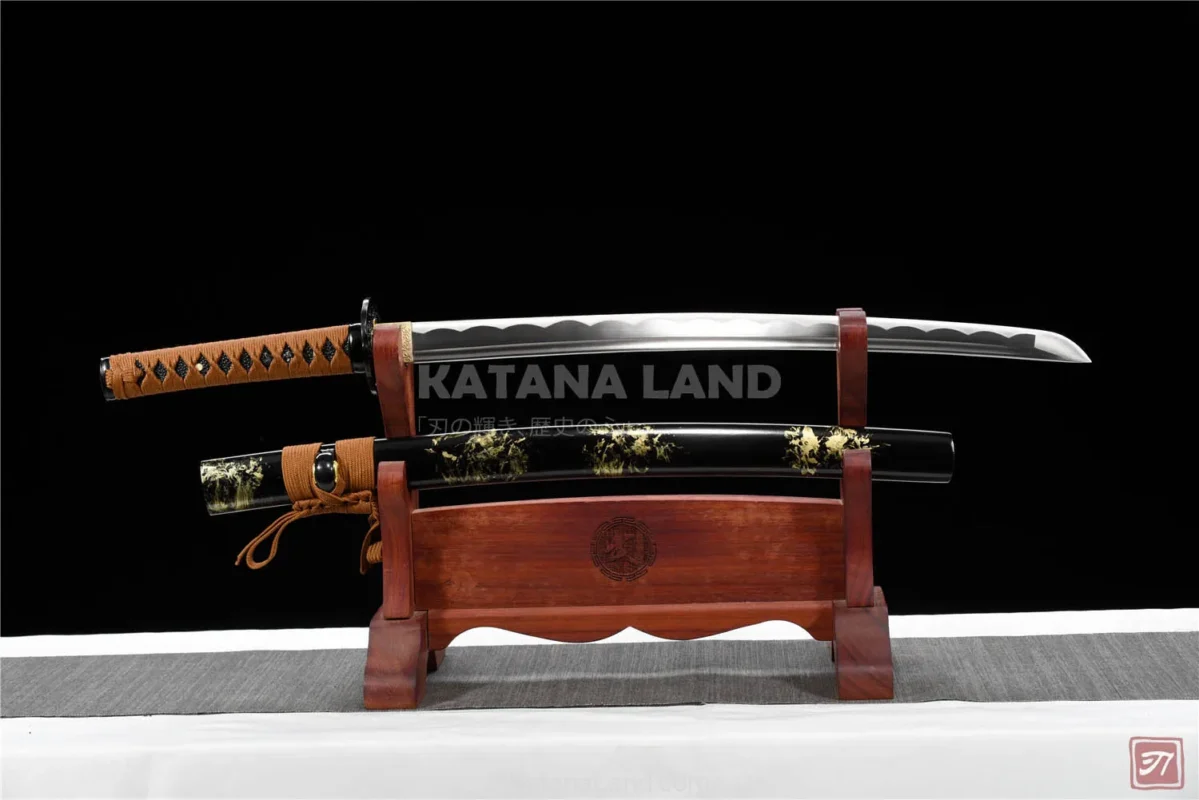 Medium carbon steel katana sword