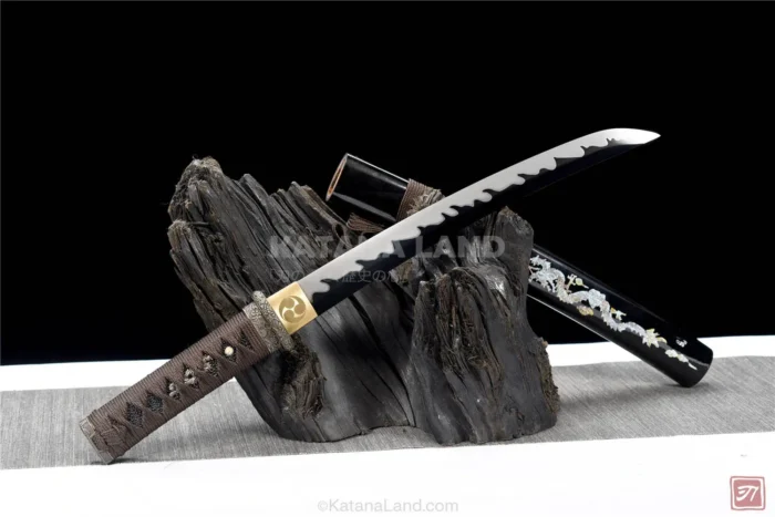 Elegant Black Blade Kuroenryu Samurai Sword