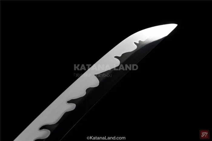 Traditional Black Katana with Manganese Edge