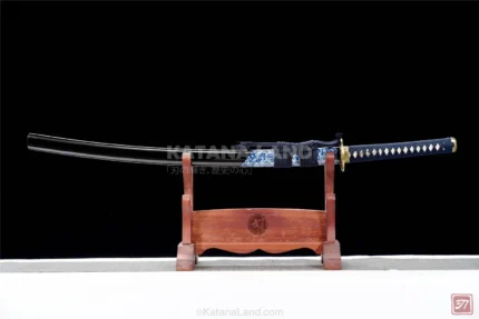 Kōfuku no Tachi katana with Damascus steel blade