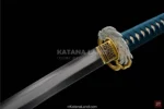 Stylish black katana for display