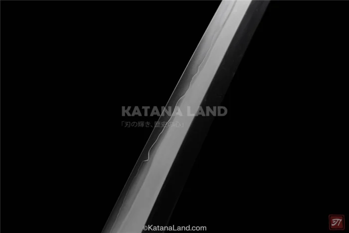 Traditional black katana for martial arts