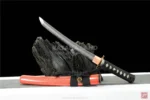 Hamon pattern on Shishi Kiri Tanto katana