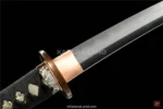 Handcrafted Shishi Kiri Tanto katana with Hamon