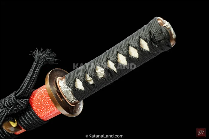 High-performance Damascus steel katana