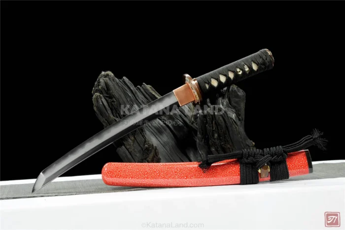 Red Shishi Kiri Tanto Samurai katana