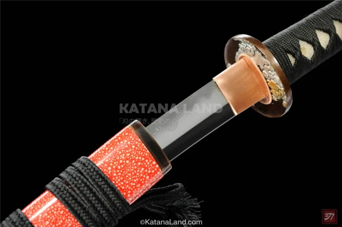 Traditional Hamon feature on katana