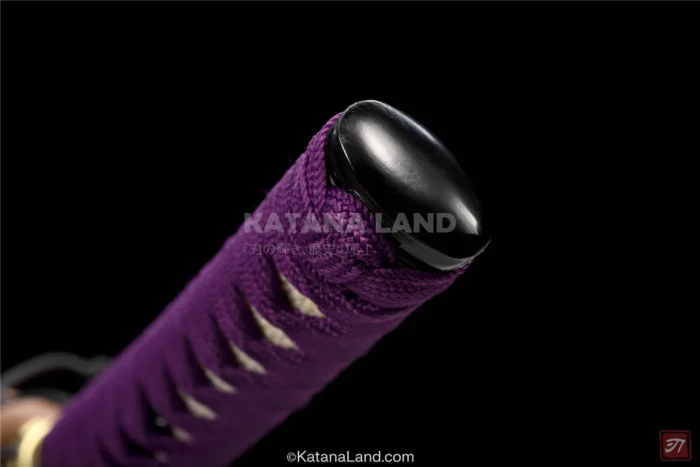 Stylish Black Katana Sword with Traditional Features