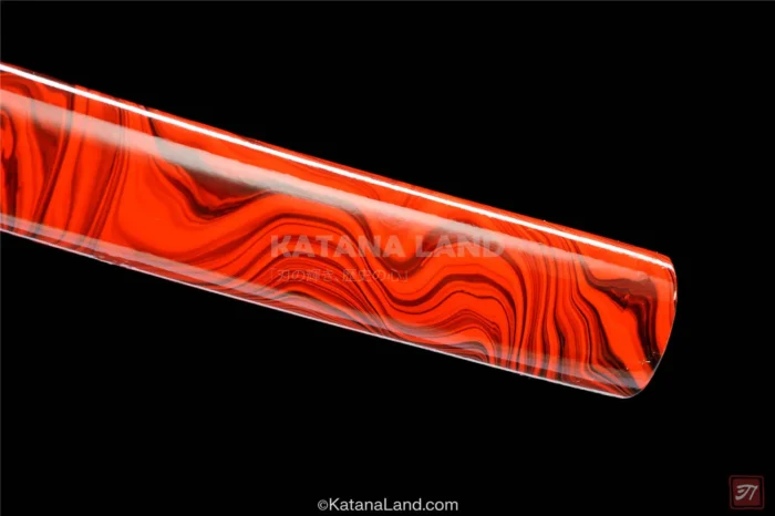 Damascus Steel Hannya Blade with Rich Color