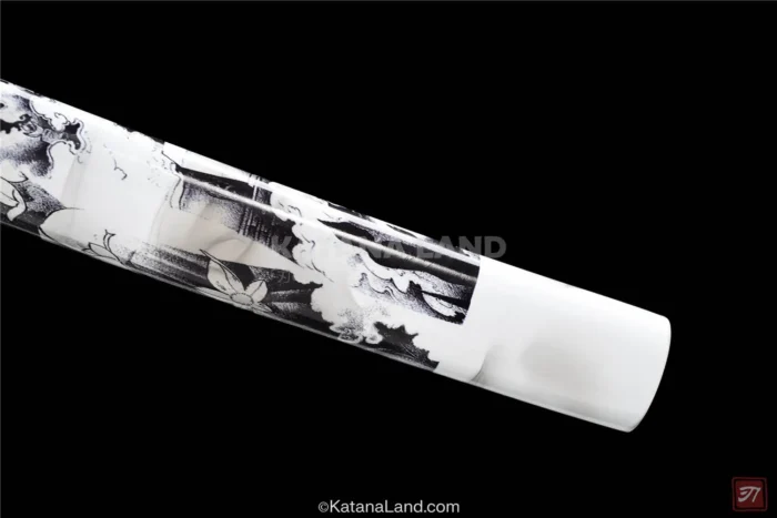Exquisite White Samurai Sword