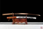 White Samurai Katana with Spring Steel