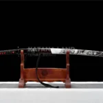 Crimson Vajrapani Katana with Spring Steel Blade