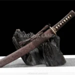 Ryuu Tatsu Nami Katana with Damascus steel blade