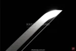 Handcrafted Green Samurai Katana with Hamon Effect