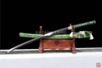 T10 Steel Katana Swords in Green